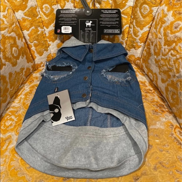 Tyson Denim Jean Jacket for Dog - Picture 6 of 10